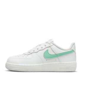 Air force ones Summit White/Emerald Rise little kids size 12C